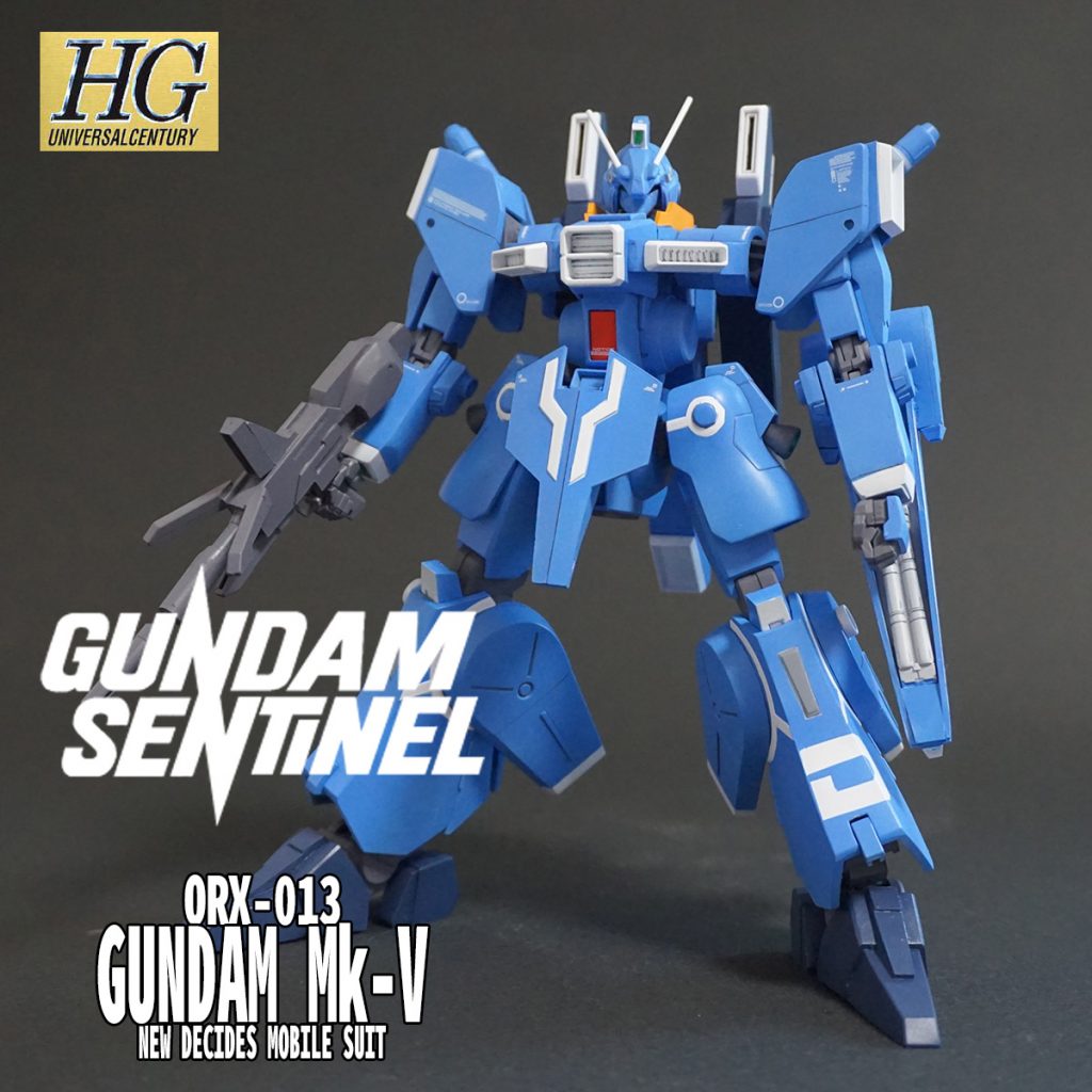 全身です。
脚部・シールドに「D」をマスキングにて追加し、足後ろの肉抜き穴を埋めています。