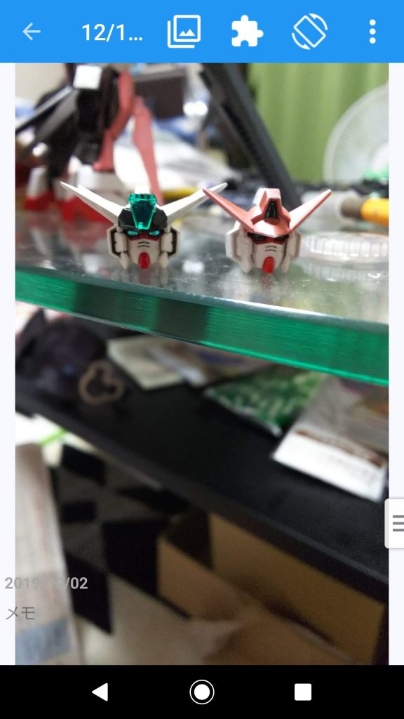 ほぼ手を加えてないローゼスと顔比較。