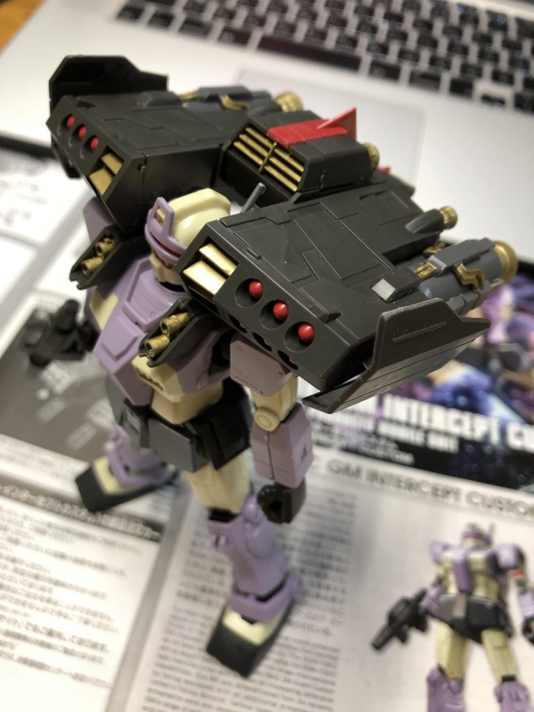 HG 1/144 ジム・インターセプトカスタム(フォロゥ・ブースター)–9枚目/制作者：いま
