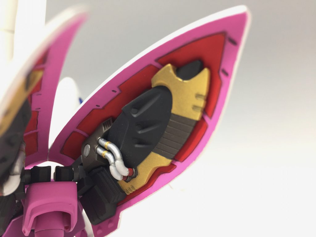 この頃はまだファレホに慣れていない頃だったので塗り分けが下手くそですが、何色か使用して塗り分けてあります。