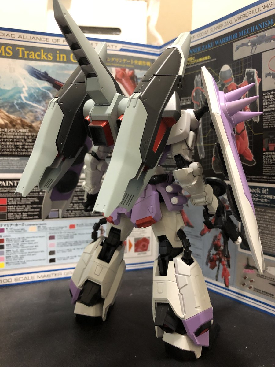 限定製作】 ＭＧ 100 ブレイズザクファントム（レイ・ザ・バレル専用機） 仮組み プラモデル