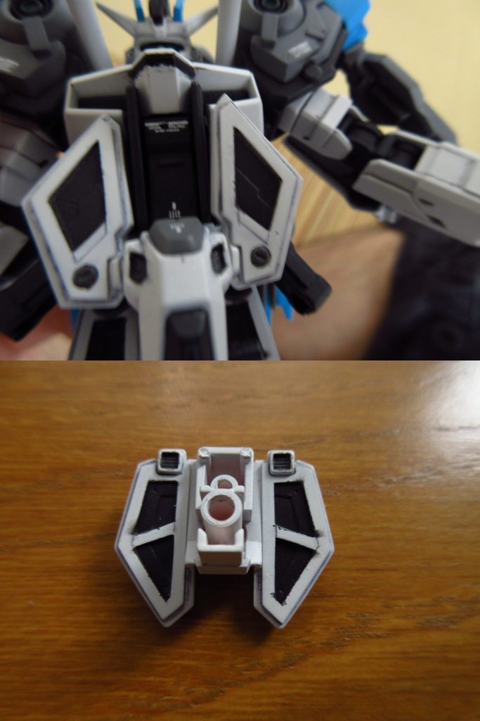 アーマー裏のディテールアップ