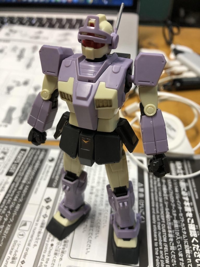 HG 1/144 ジム・インターセプトカスタム(フォロゥ・ブースター)–6枚目/制作者：いま
