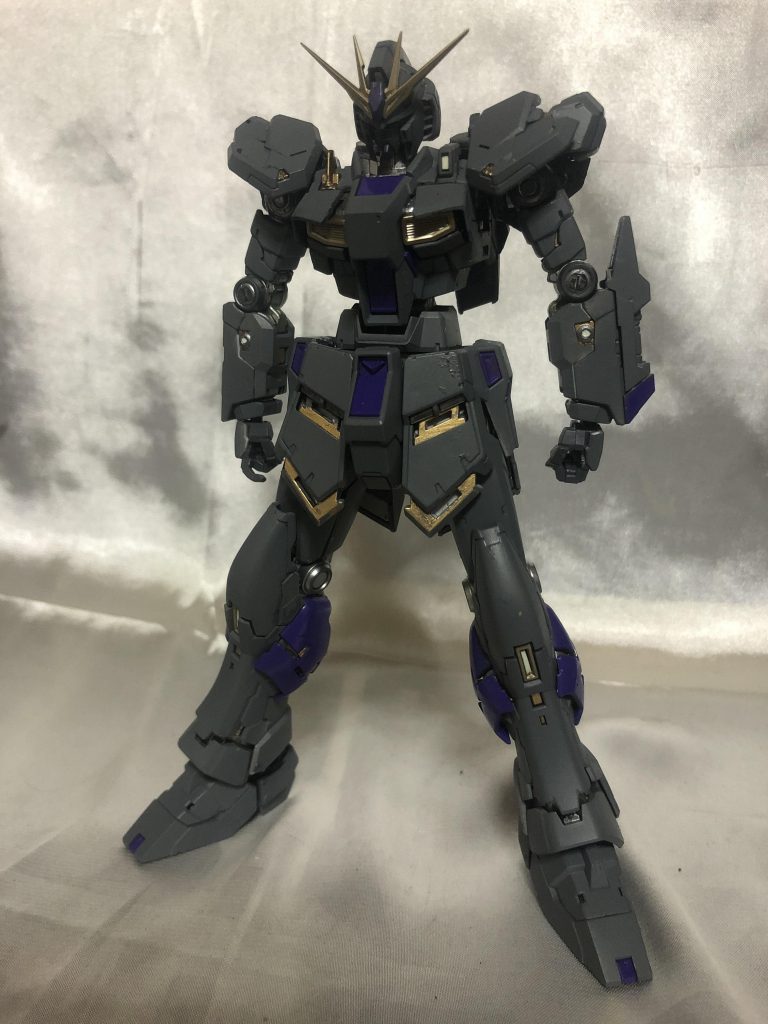 RG ν GUNDAM TEST TYPE–4枚目/制作者：@UnderSignalTake