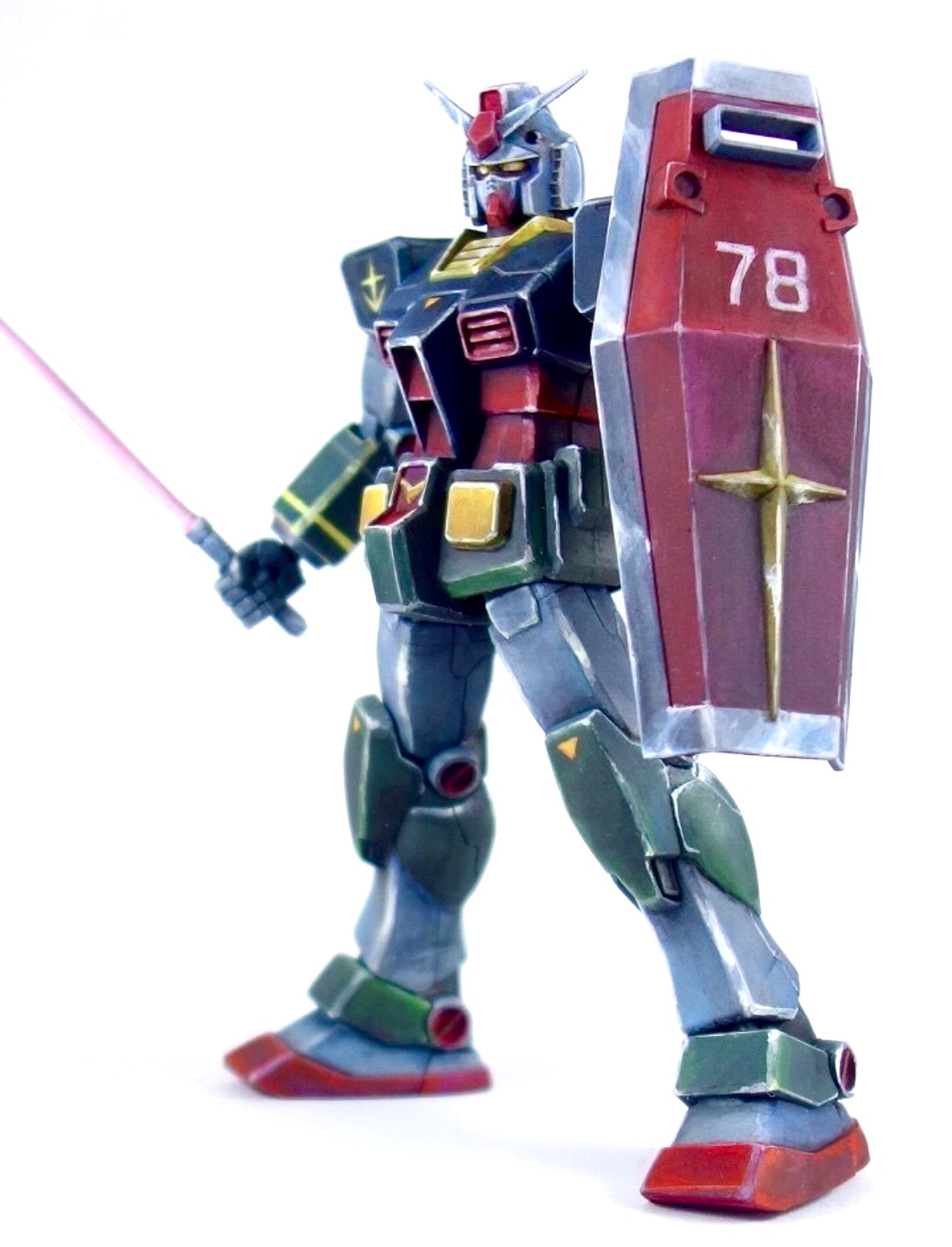 １ １４４ｆｇガンダム 大河原イラスト風 館長さんのガンプラ作品 Gunsta ガンスタ