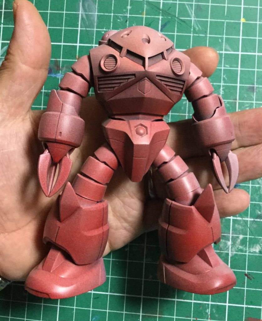 缶スプレーで下塗り