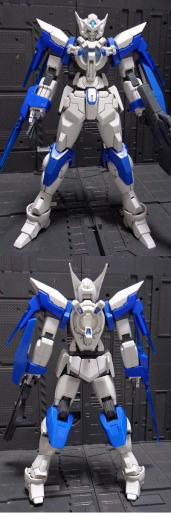 機体前後

ソレスタル・ビーイングのガンダムの中でも屈指の運用実績を持つ、ガンダムアストレアのバリエーション機。
正式名称はガンダムアストレアTYPE-R（Revision＝改訂）だが、「AstraeaR」を「アストライアー」と読んでいる。

アストレアの汎用性を更に推し進めるべく、直系の後継機である00系の柔軟なフレーム構造と各種武装によってアップデートされている。
GNドライブを背面に1基、擬似太陽炉を両脚部に2基搭載。