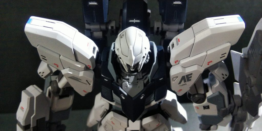 肩の下部にメッシュを入れました。