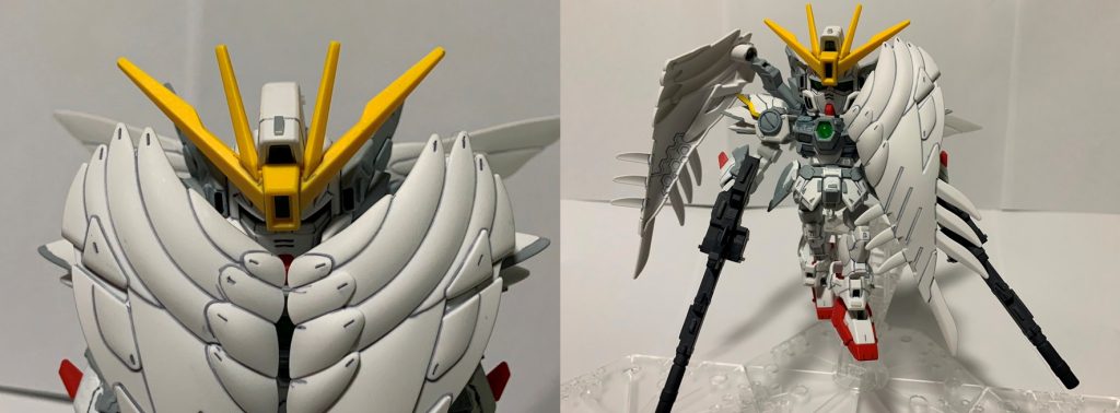 楽曲「光臨」ＭＧやＲＧのポーズを参考にウイング展開。