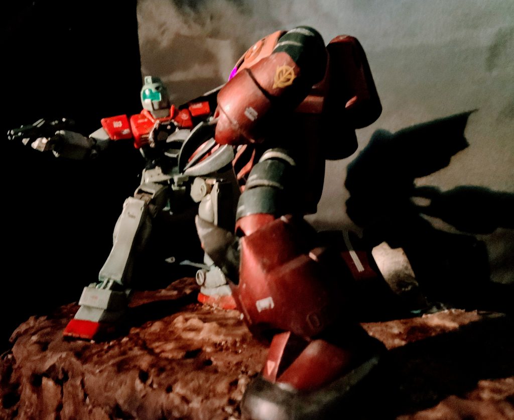 ジャブローの洞窟っぽくなったかな〜( ^ω^ )