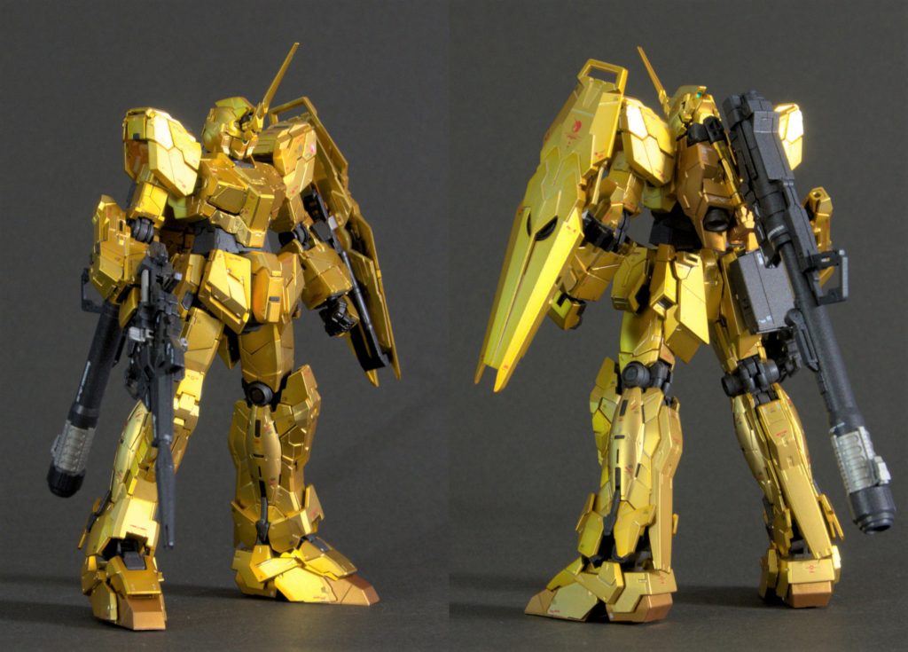 RG ユニコーンガンダム(GOLD)–2枚目/制作者：Hase205