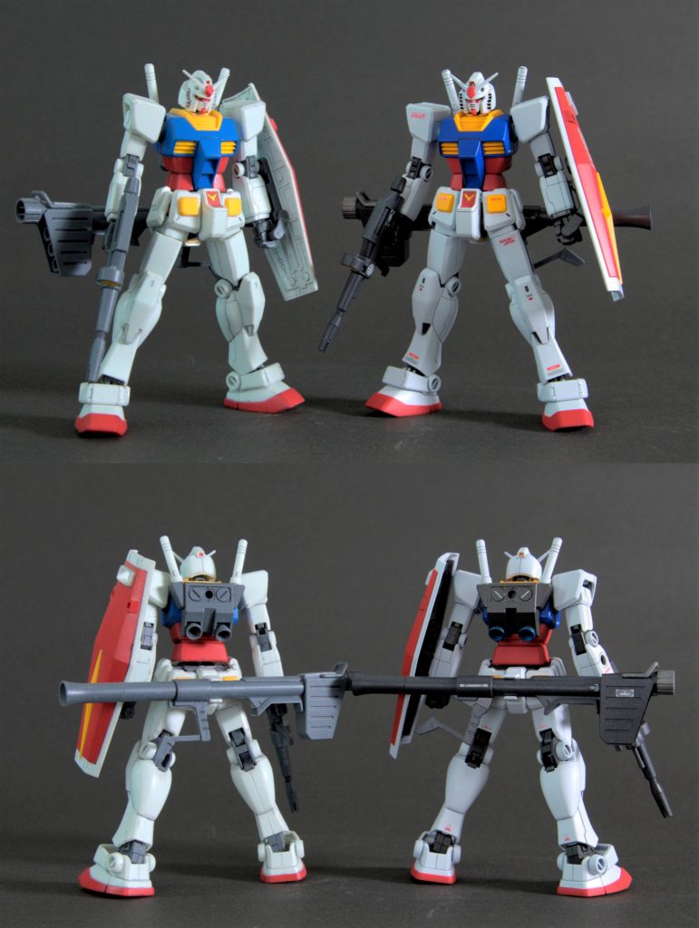 前に作ったの(スミ入れのみ)と比較。