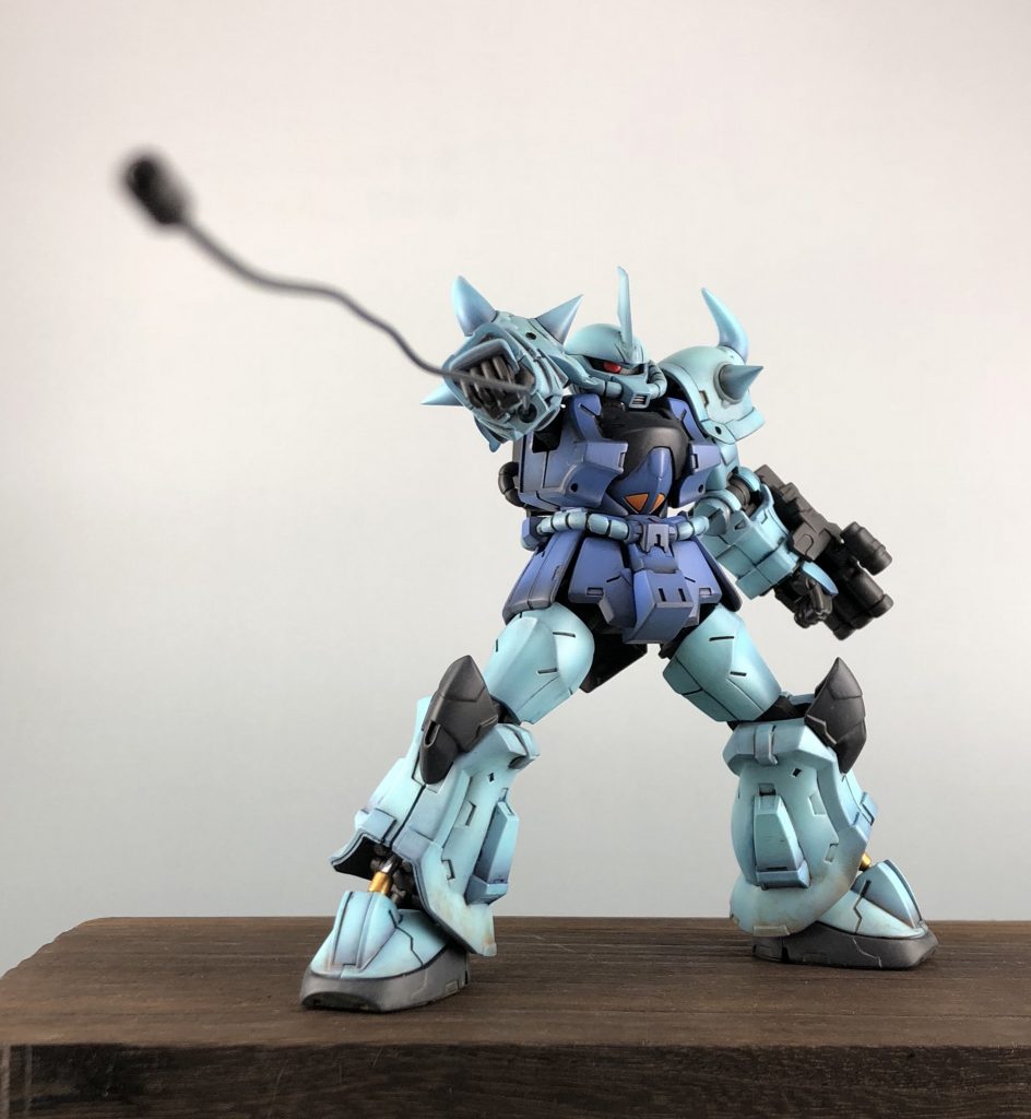 ヒートロッドは差し替えで再現してみました。