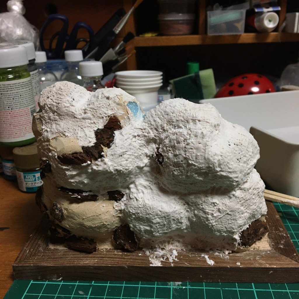 HGUC MS-06 量産型ザクⅡのミニジオラマ–4枚目/制作者：ogagaga