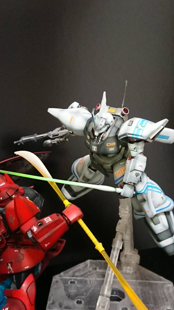 プレバンっぽい１枚❗原作しらないのでこの二人が何故対峙しているのかよくわかってません。