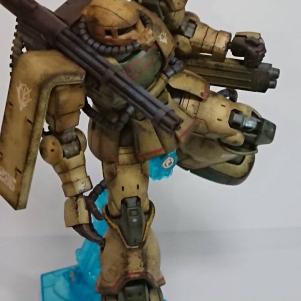 ザク・ハーフキャノン　(ウェザリング)