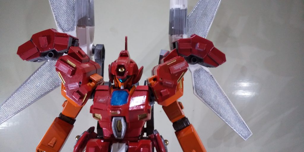 今回の1番の良点は肩のディティールアップでした！
プラ板は1.2ミリを使用しました。