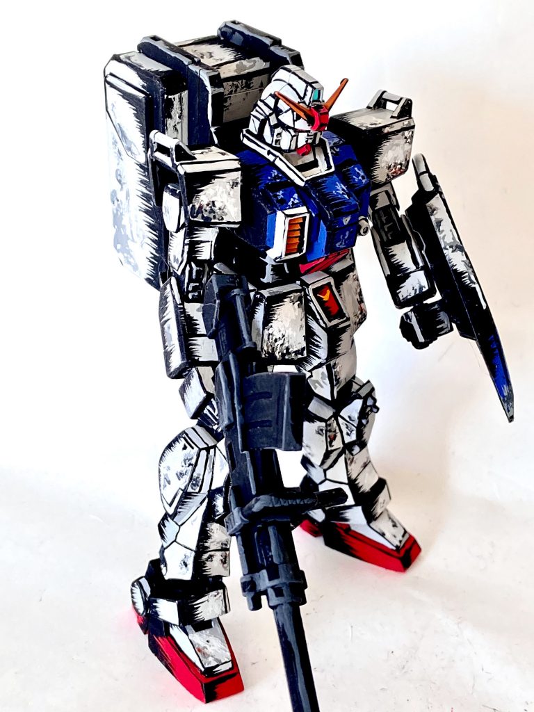 1/144 陸戦型ガンダム アニメイラスト風–4枚目/制作者：@j_gunaka