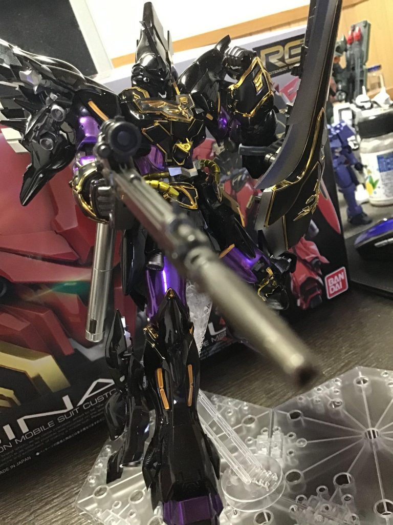 紫はクレオスのスーパークロム2ベースのキャンディ塗装