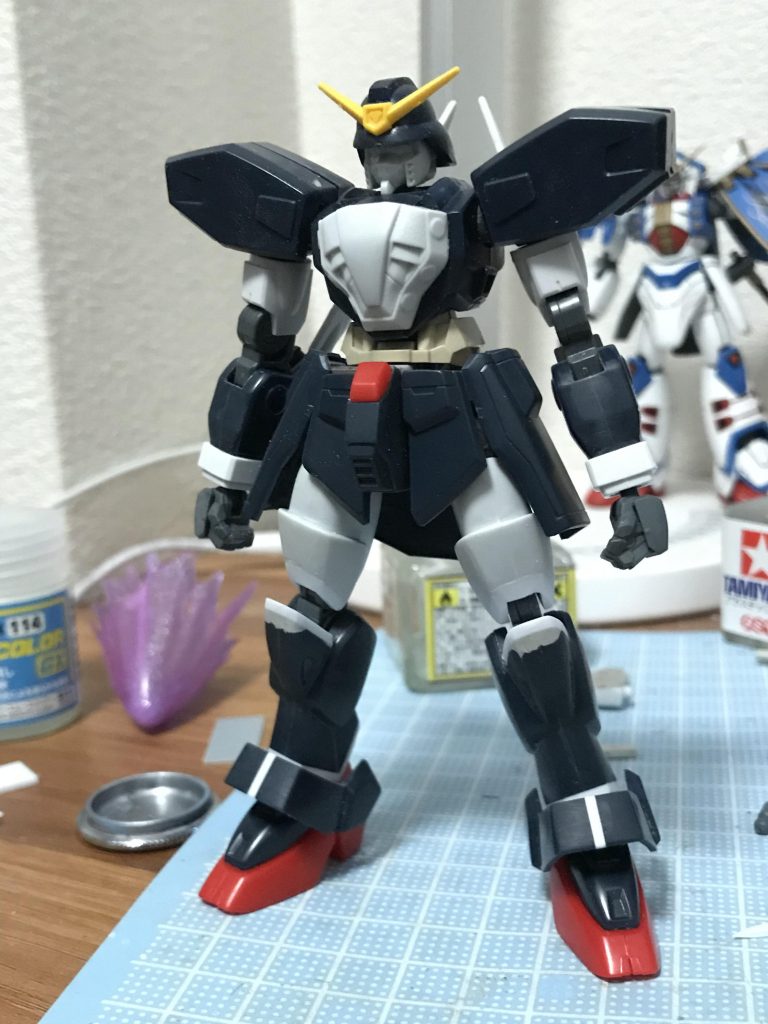 モモ下部、膝、足首などで延長