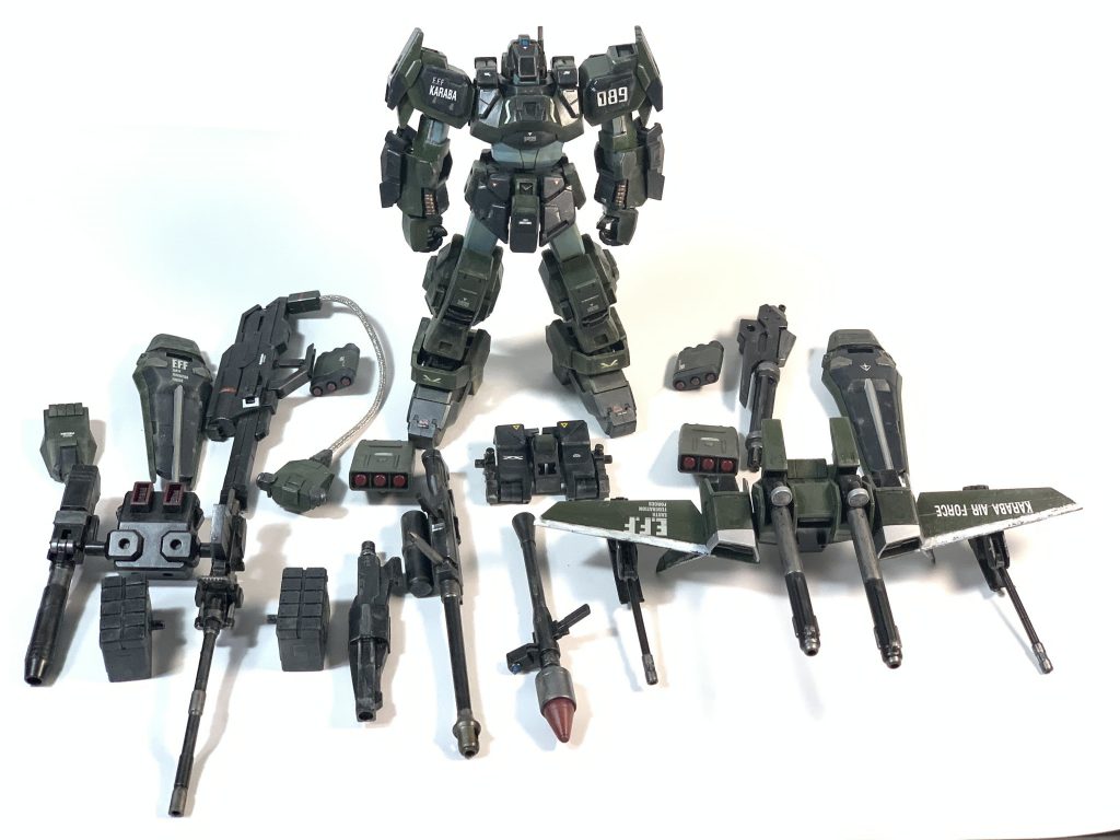 本体と各種オプション兵装