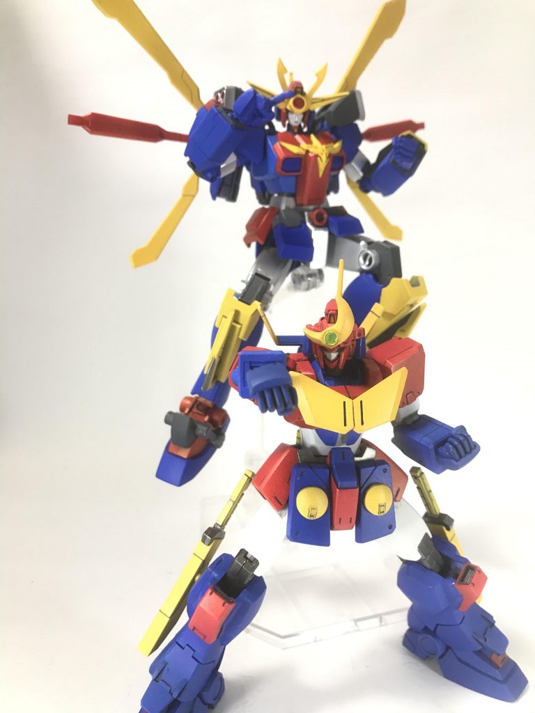 GBN内で出会ったかっこいいお兄ちゃんのガンプラと無敵コンビネーション