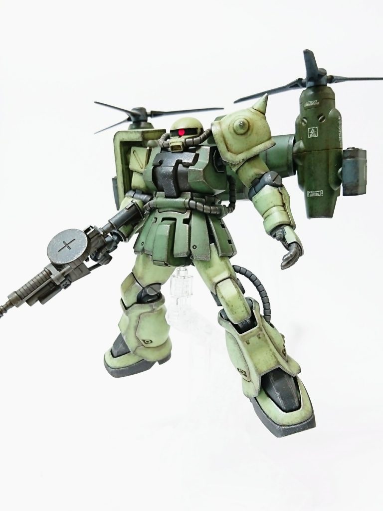 ザクll F2  ティルトローターパック装備–2枚目/制作者：@hide31151107