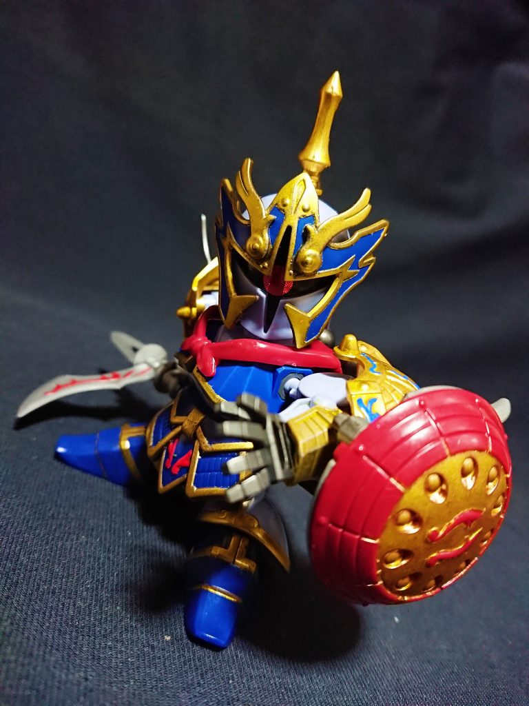 前作の華雄ザンネックに続く董卓配下の武将です。
無改造でも完成度が高く、塗装のみで制作しています。
