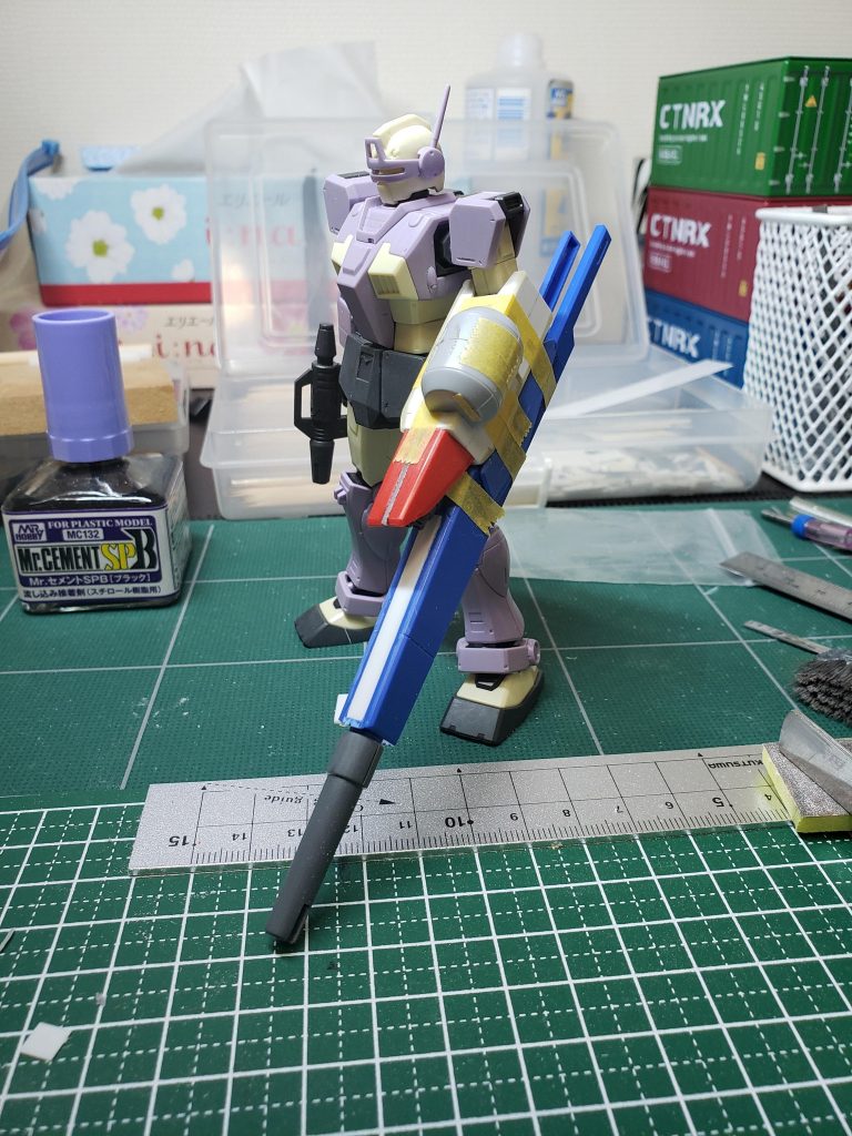 武装はジャンクパーツの組み合わせです