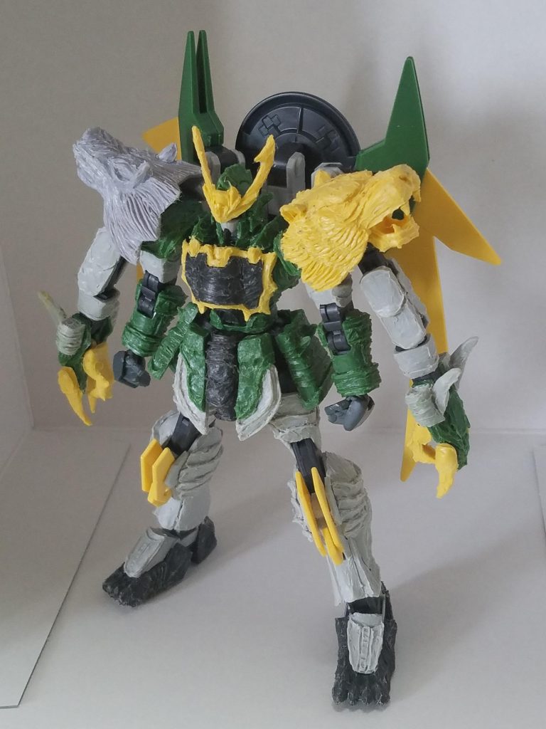 全体的にヒートペンをいれている様子