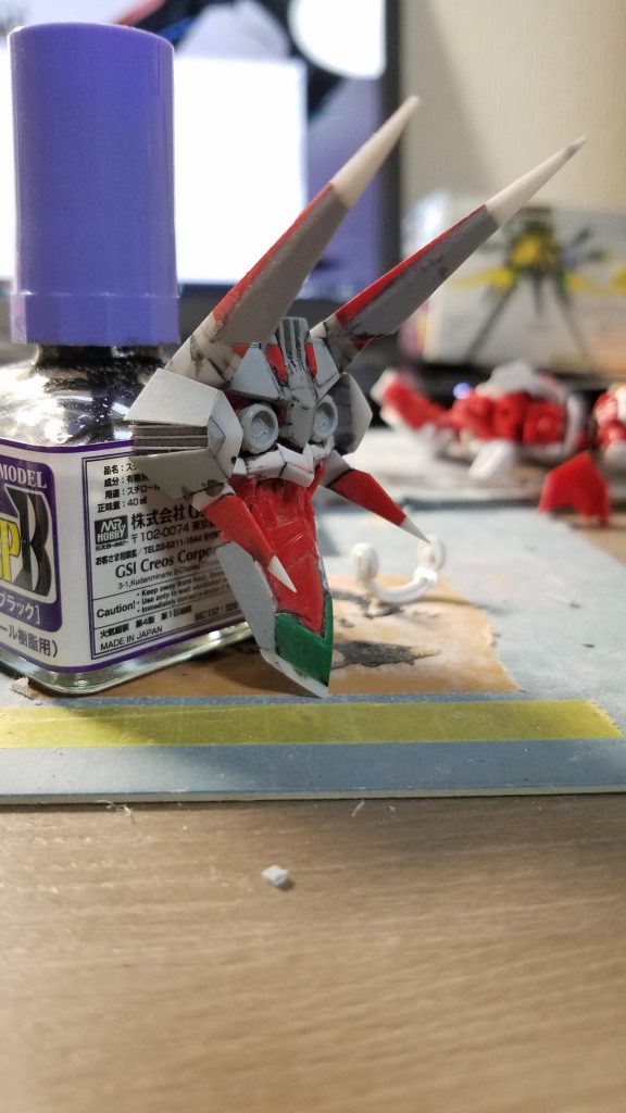 鬼面に関してはパーツ分割できる構造にするのに一苦労でした。一番改造が大変だったのはここでしたね。