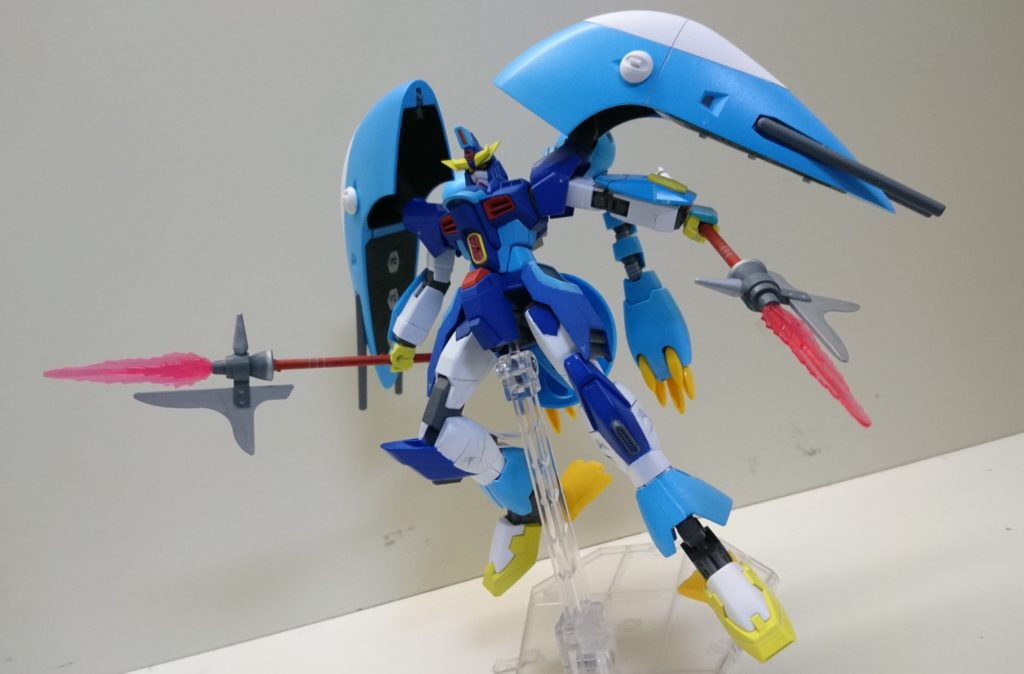 武器はアビスのビームランス2本です