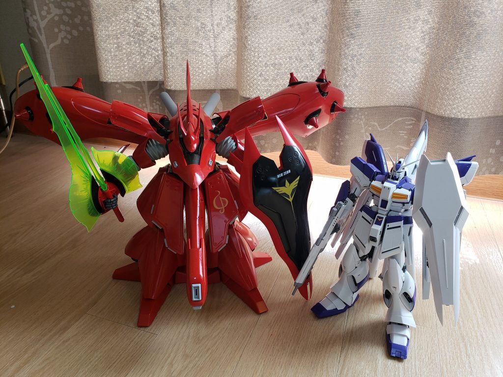 1/100 ハイニューと一緒に
同じスケールなのに、やはりデカイ