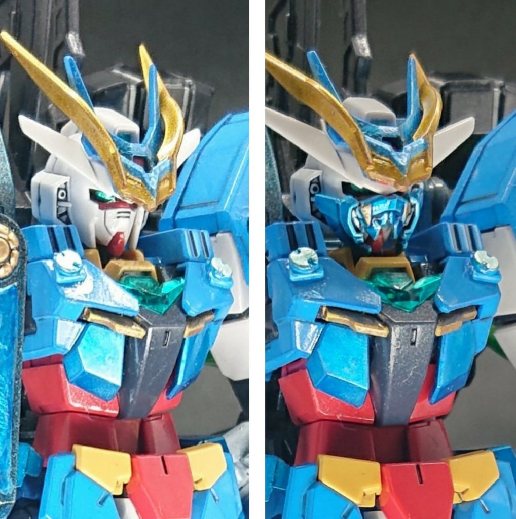 今回はバトルマスクも用意しました。
ちなみにマスクの装着は両面テープです(^o^;)