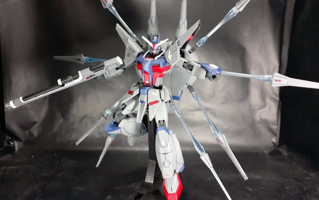 ドラグーン展開
2キット分使って全部飛ばせるようにしました