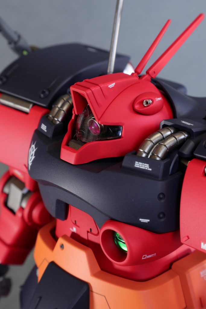 バルカン砲口をメタルパーツ化