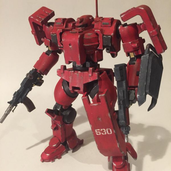 HGティエレン筆塗り塗装