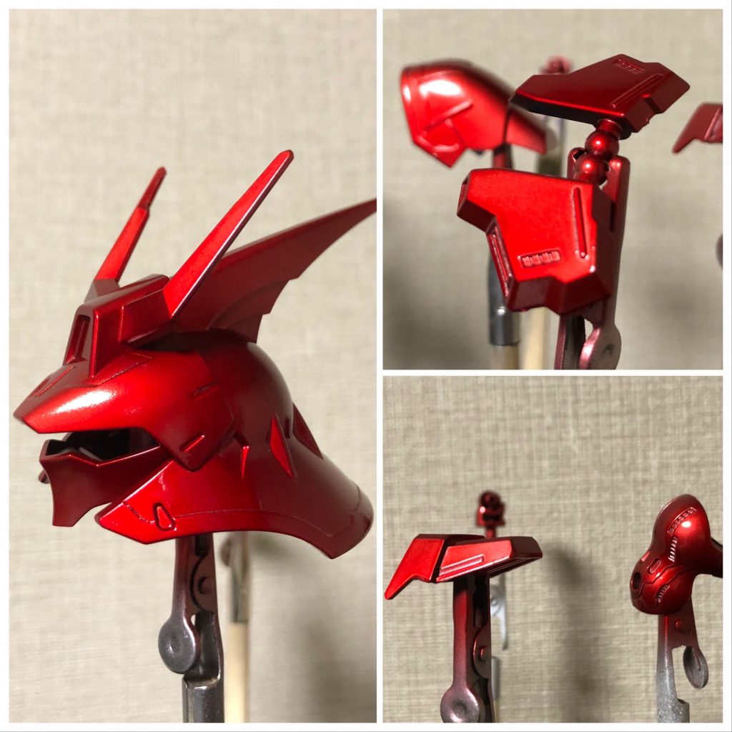 ガイアノーツクリアレッドを塗装