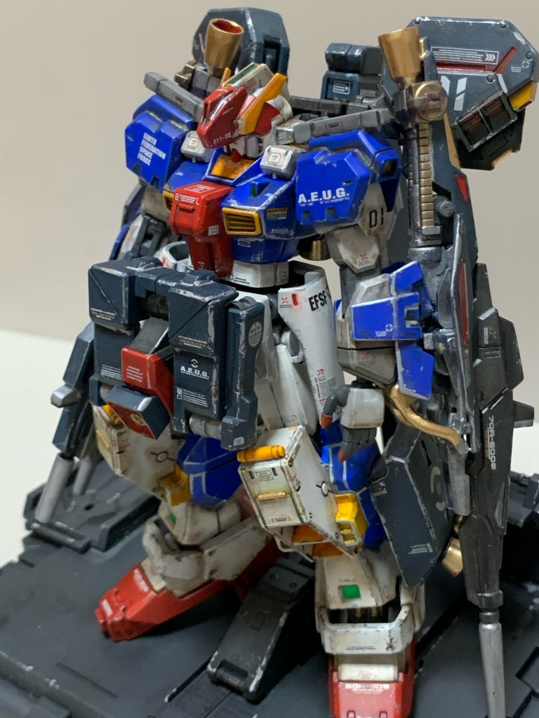 ビルドブースターmkⅡが相性ピッタリって事なのでくっつけて見ました
多少のギャプラン感あるかな?