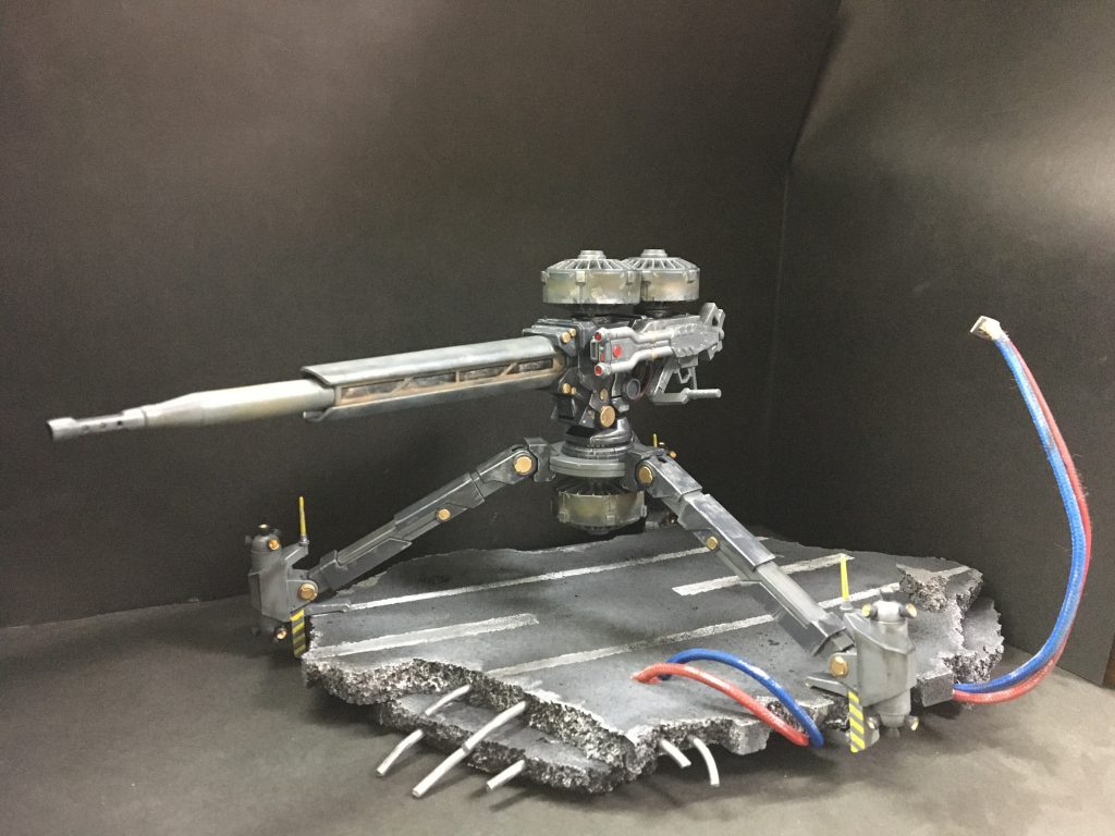 ビッグガン+台座
ビッグガンは1つのパーツ自体が大きく割と組みやすかったのですがとあるパーツを無くす失態をしてもう1セット買いました😅