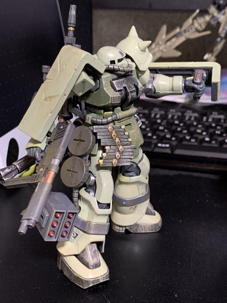 ザクはウェザリングが本当に映える良い子だと思う。