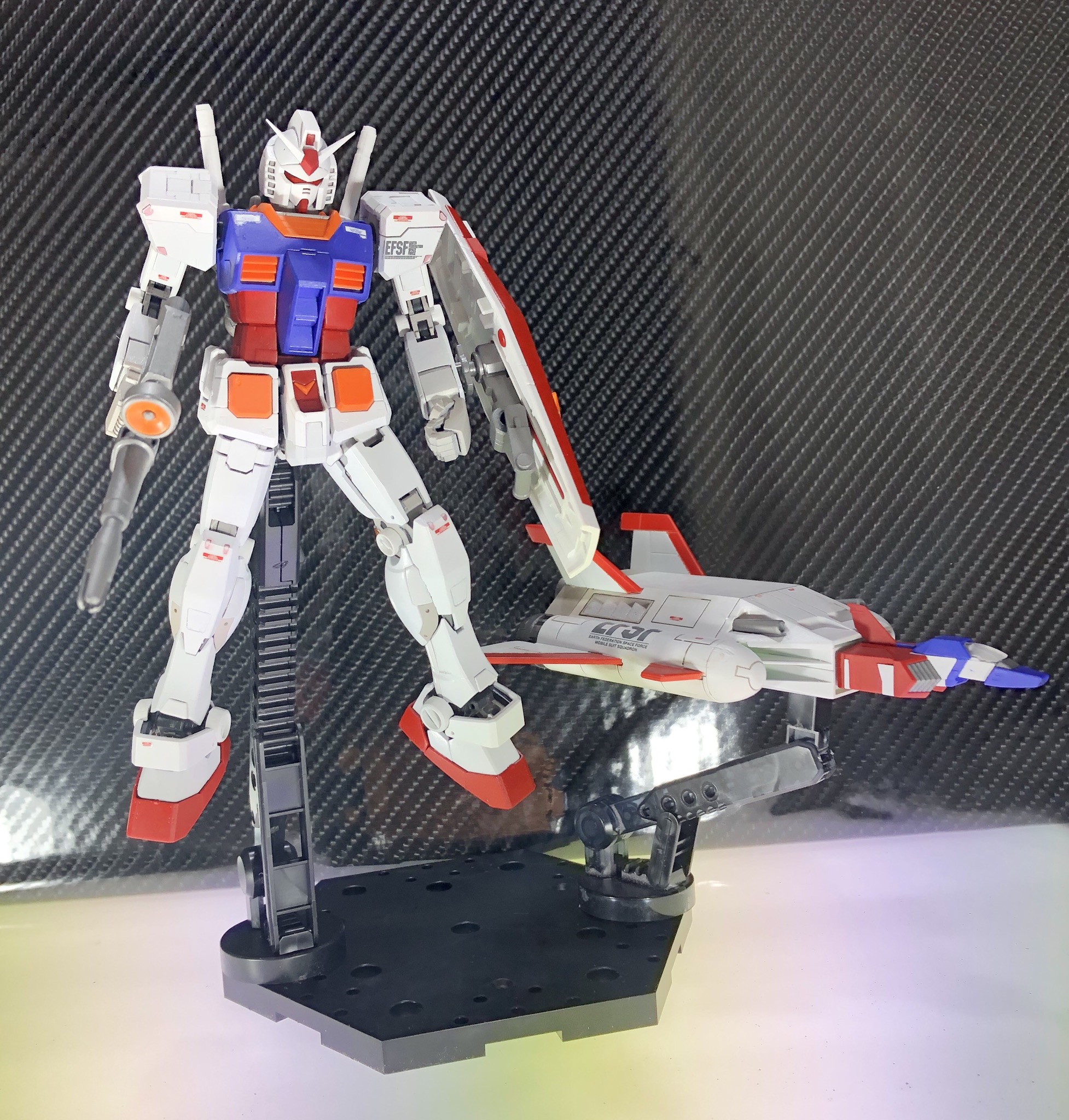 RGガンダム&コアブースター｜@benpulaさんのガンプラ作品｜GUNSTA