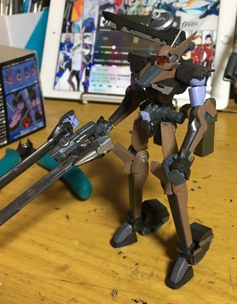 本機は、積み大消化会の時。
何となく思いついて思いつきのままに買って放ったらかしにしていたフラッグを勢いだけで完成させた結果である。