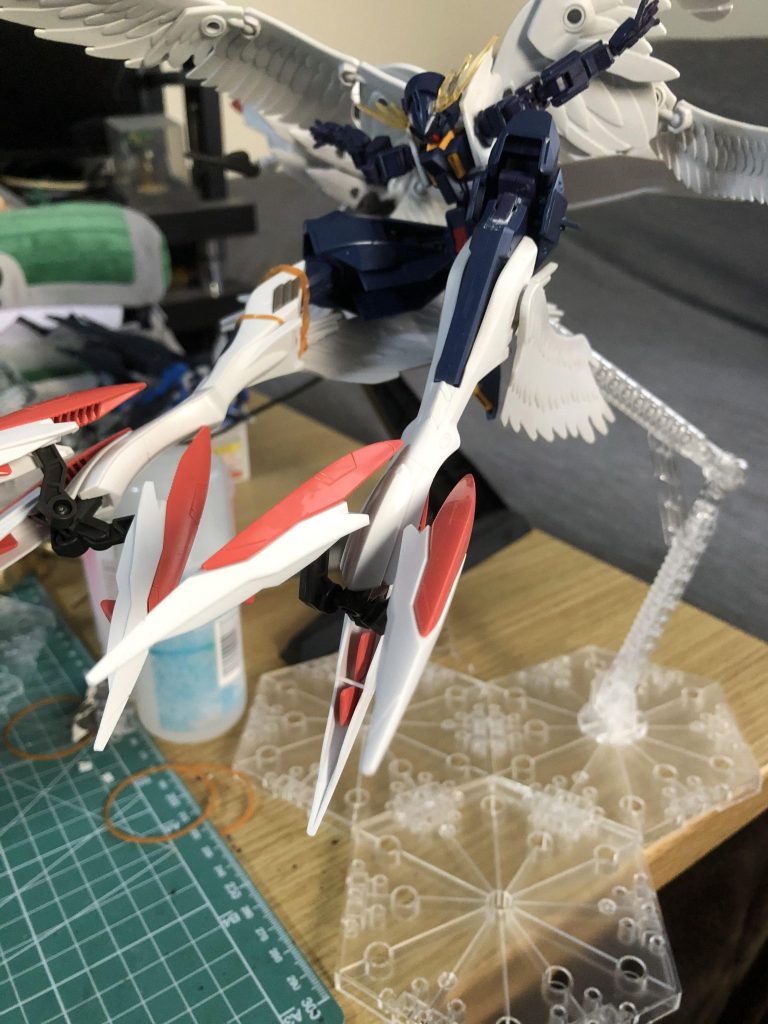 素組み姿からわかるどうり足はハシュマルで素体はヘイズルⅡです