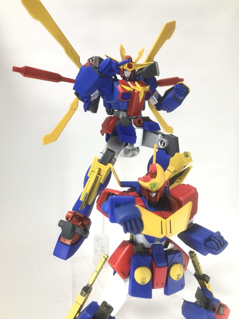 GBN内で出会った少年たちのガンプラと
無敵コンビネーション