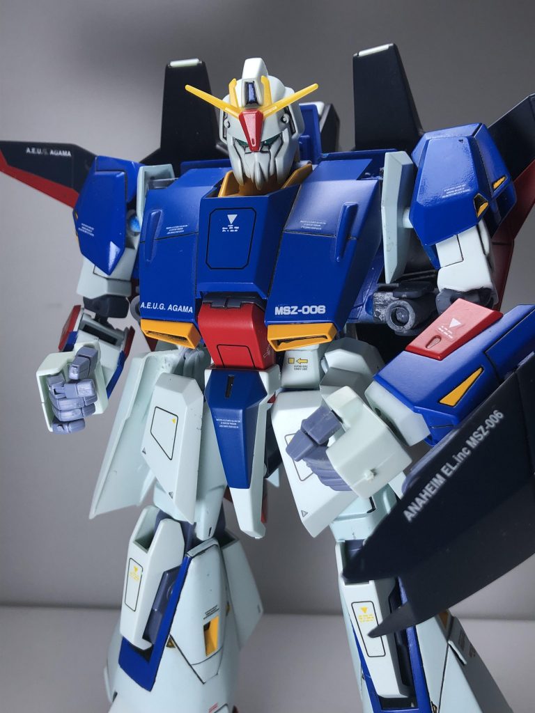 ライフルが欲しいですね笑笑
手首も完成後に作るの忘れてぱち組みのままつけちゃいました笑