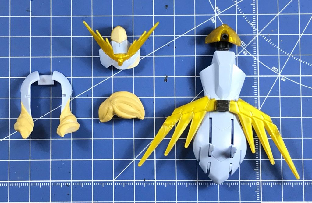 頭部の加工パーツ