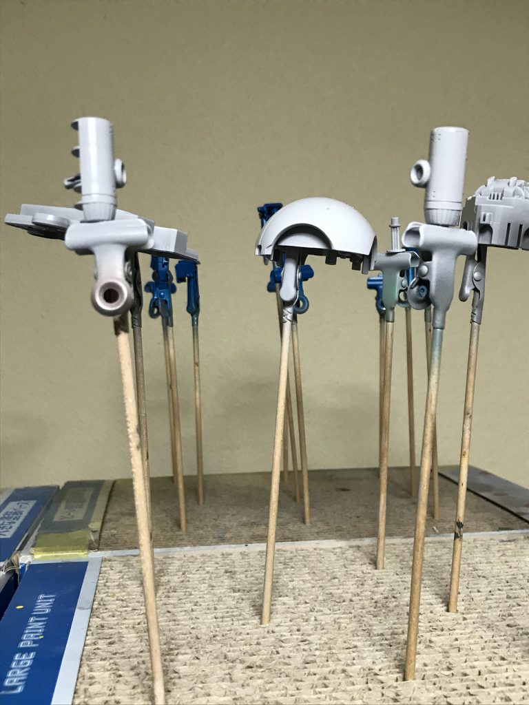 ボールハロ下地塗装
ホワイトを使用しました。