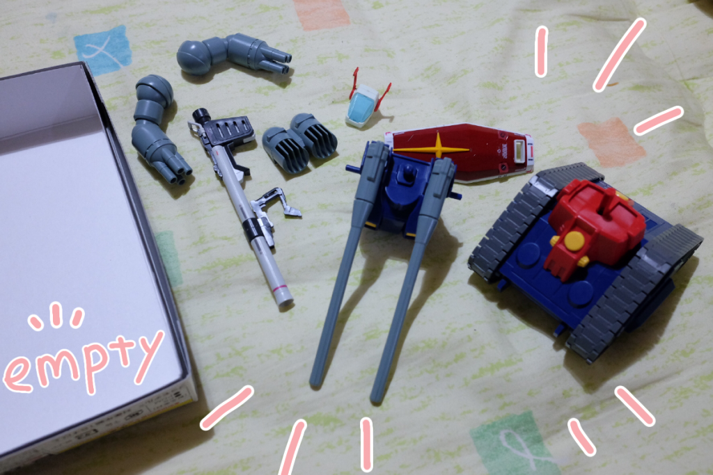 ペレットが全て無くなったら、全てのパーツを組み立ててください。