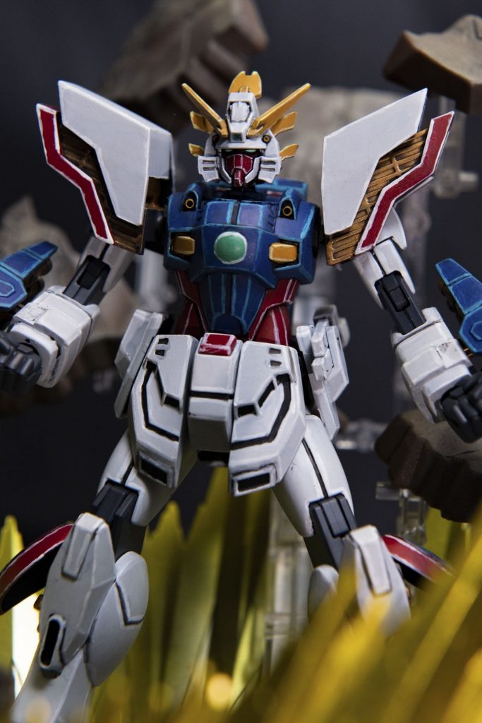 HG シャイニングガンダム–4枚目/制作者：ハブヲ